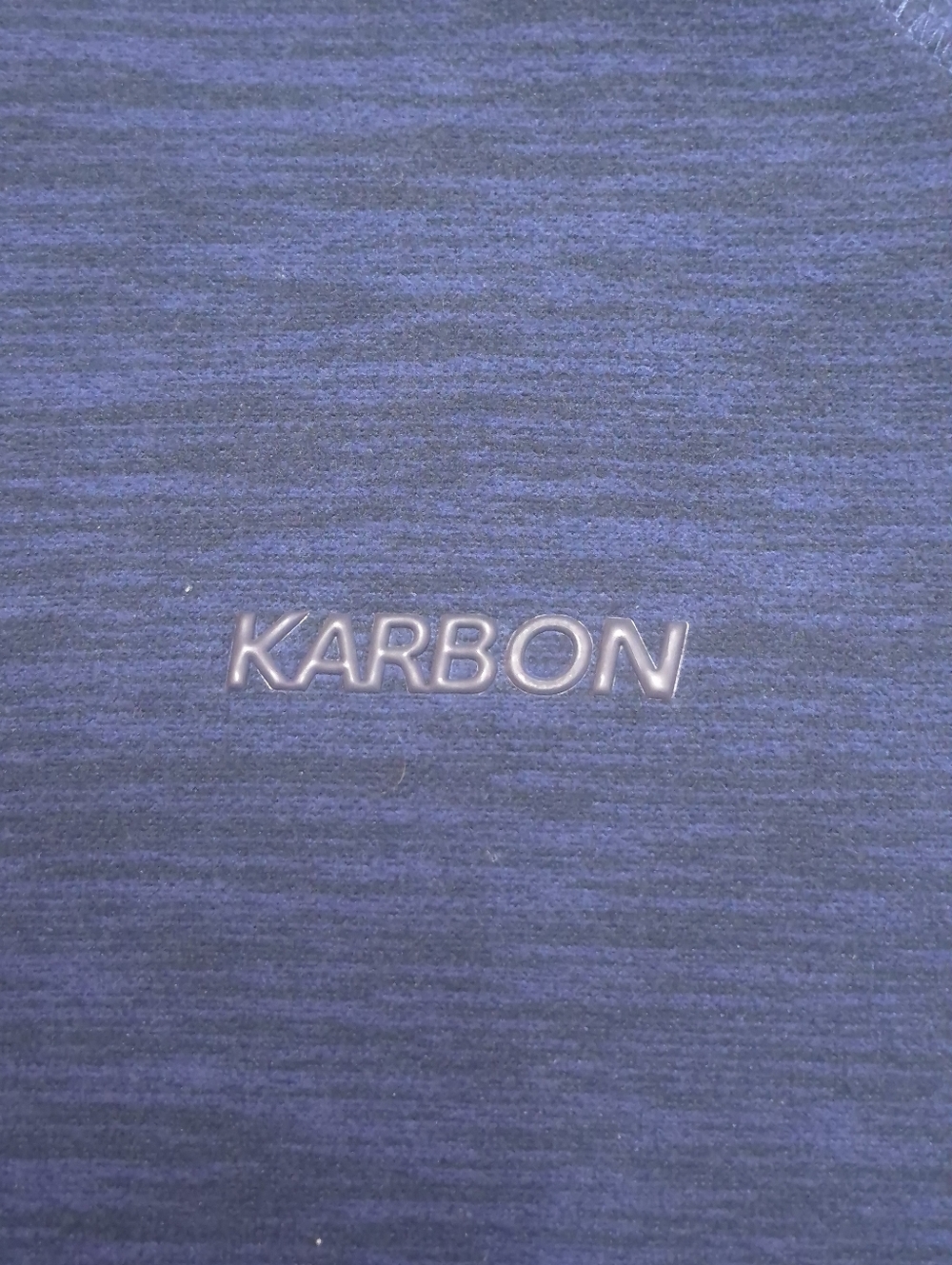 Karbon Navy Blue Full Zip Fleece Jacket XXL Athletic Performance Layer - Picture 3 of 9